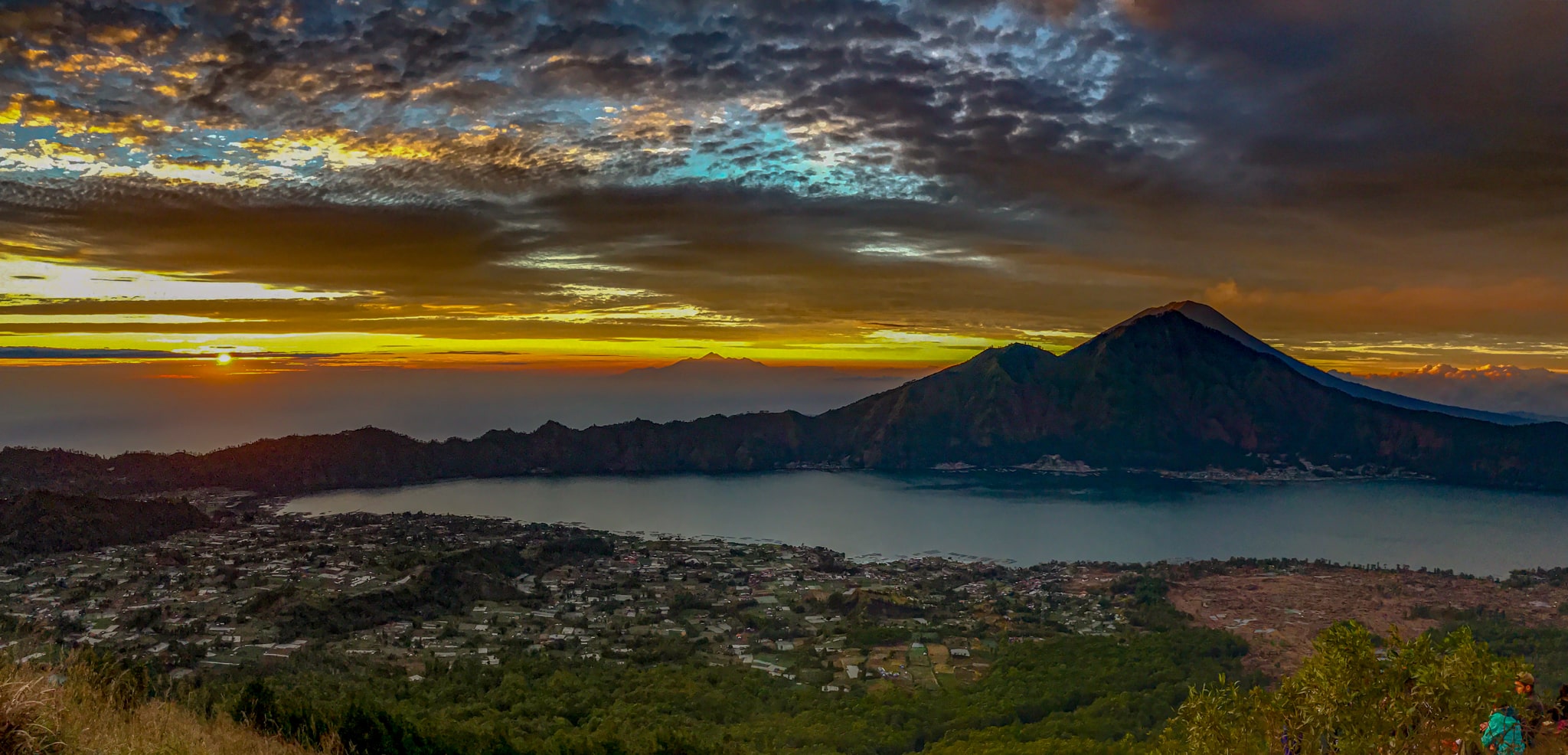 Sunrises are the best thing about backpacking Indonesia