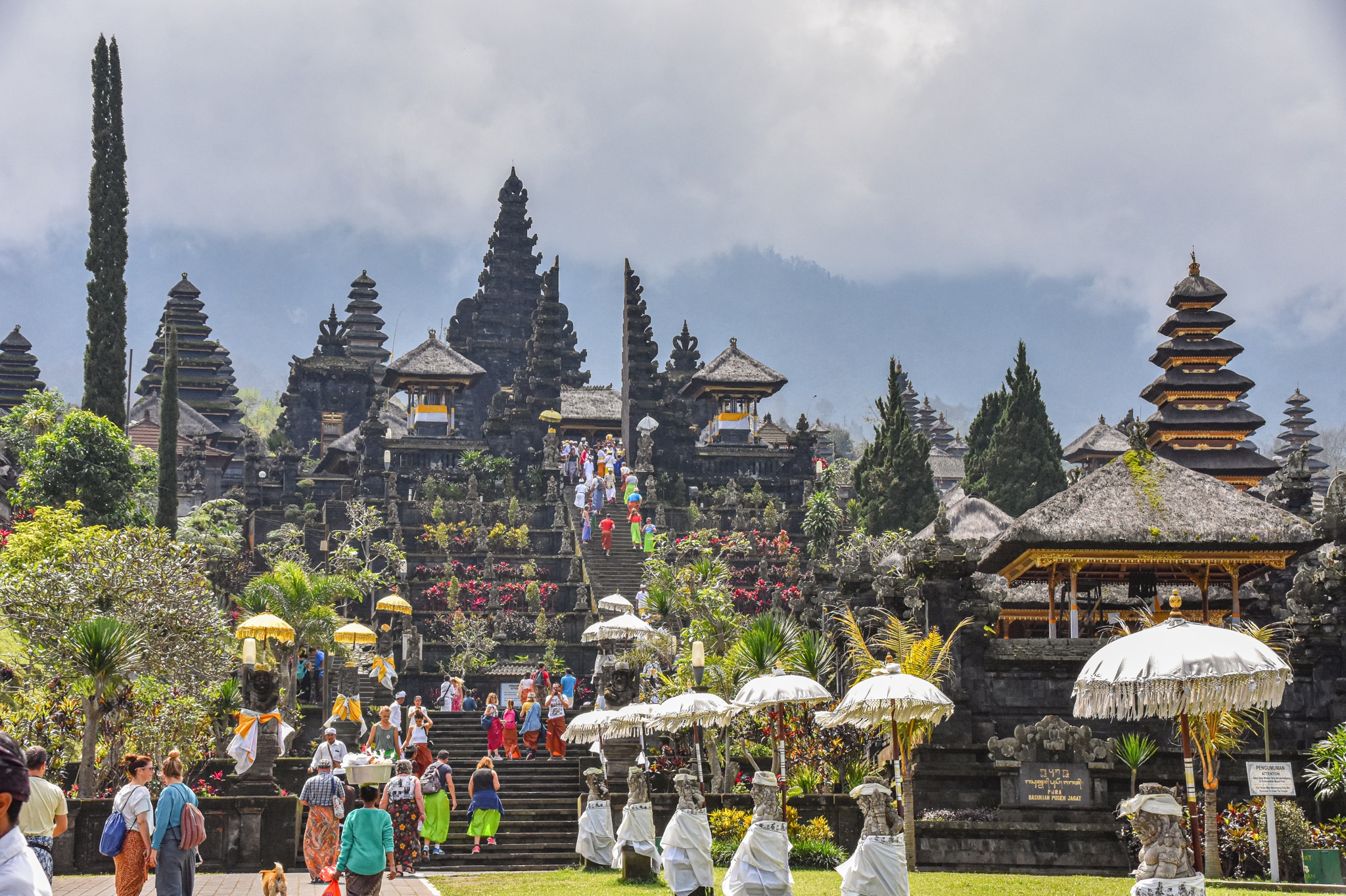 Temple visits are a massive part of backpacking Indonesia