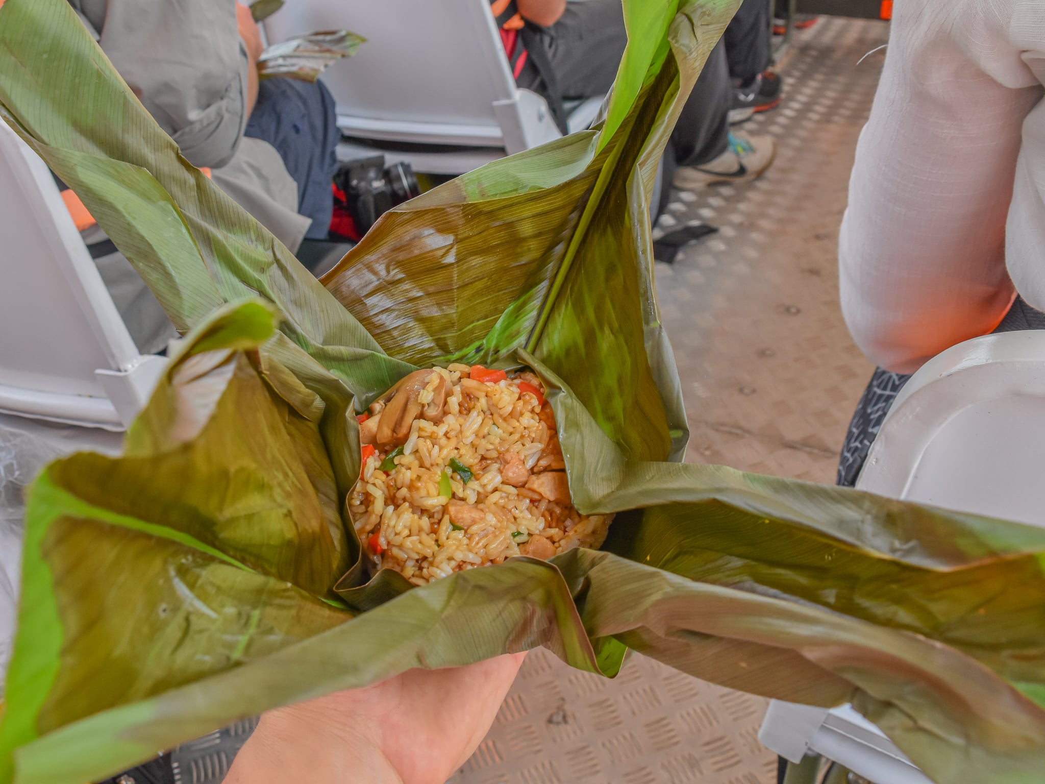 Food whilst backpacking Peru in the jungle