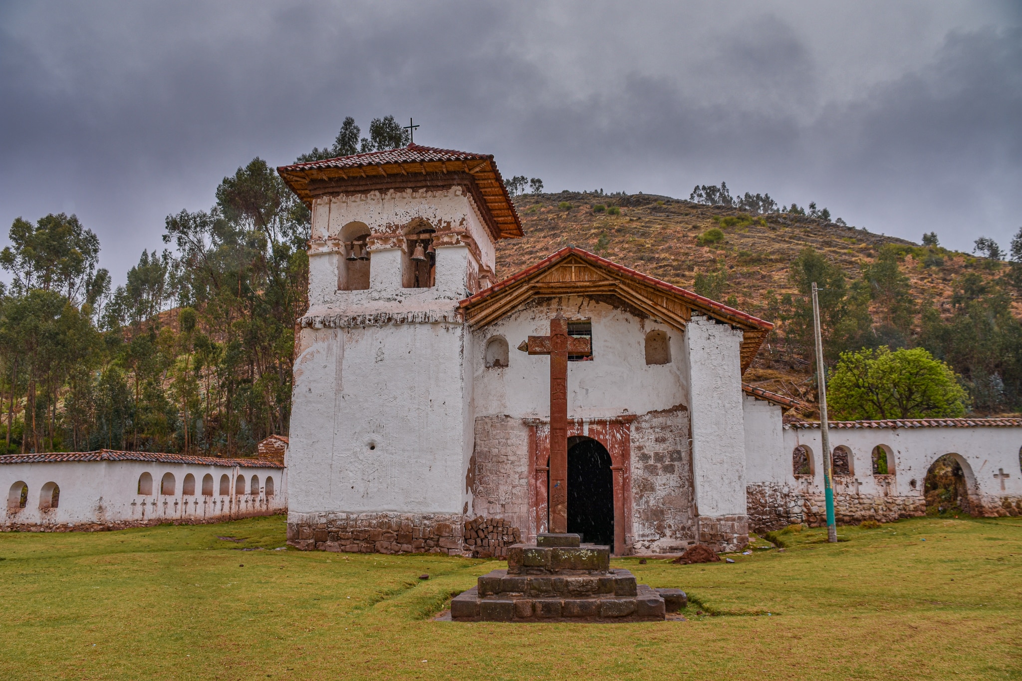 Umasbamba church is incredible when backpacking Peru
