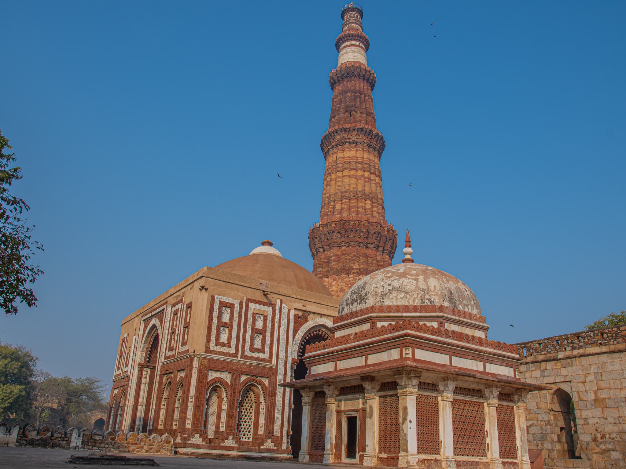 The beautiful Qutub Minar part of India's Golden Triangle