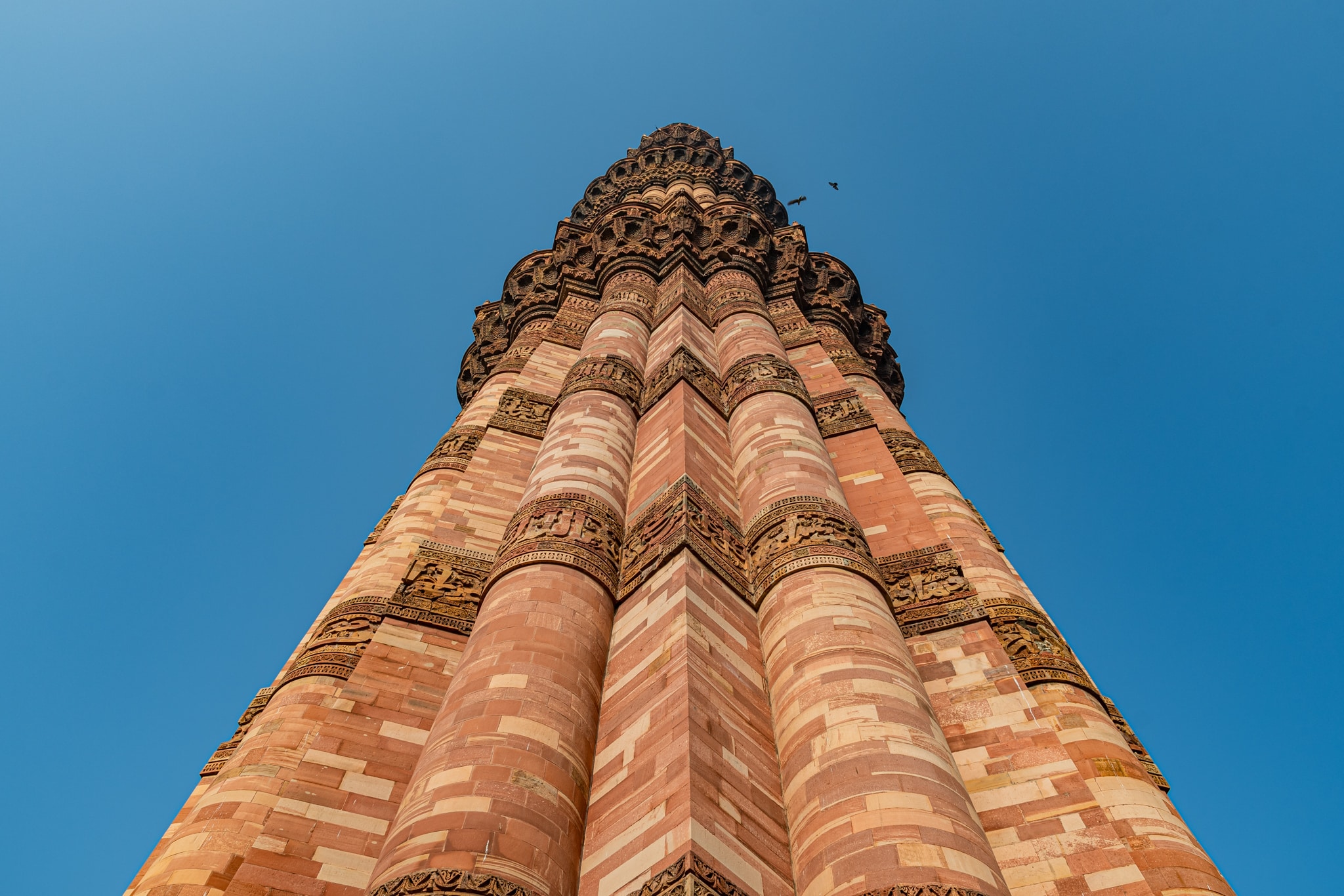 Carving the Qutub Minar on India's Golden Triangle