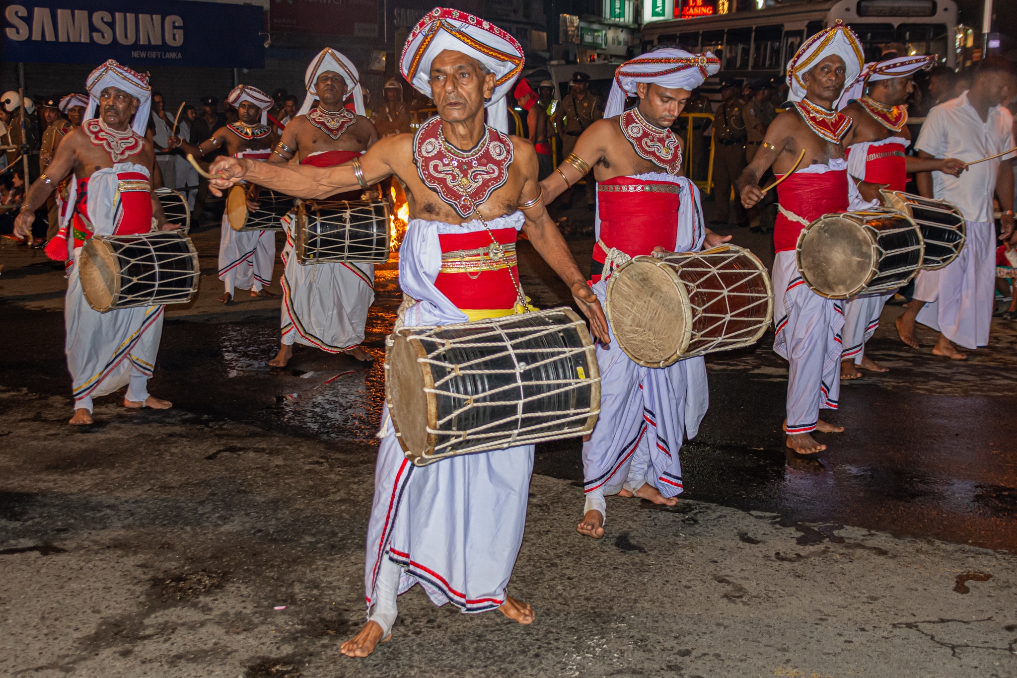 Backpacking Sri Lanka at the festival in Kandy