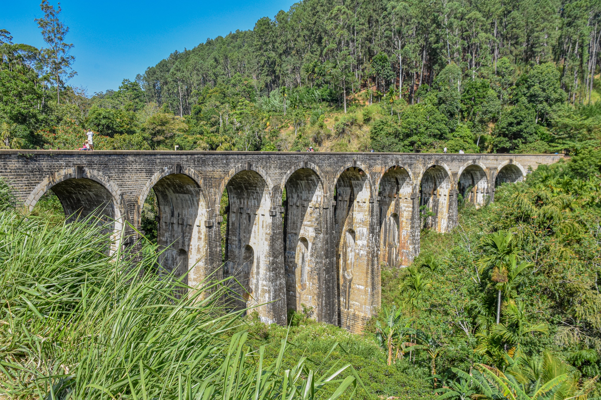 Backpacking Sri Lanka at Nine Arch Bridge