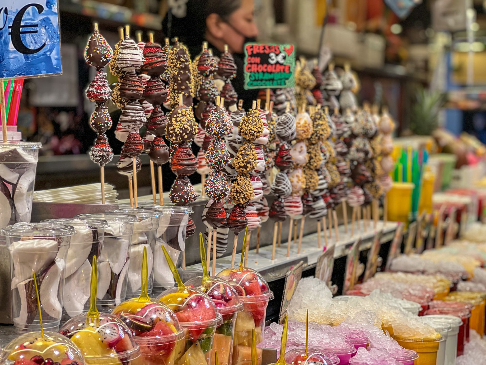Backpacking Spain at the markets