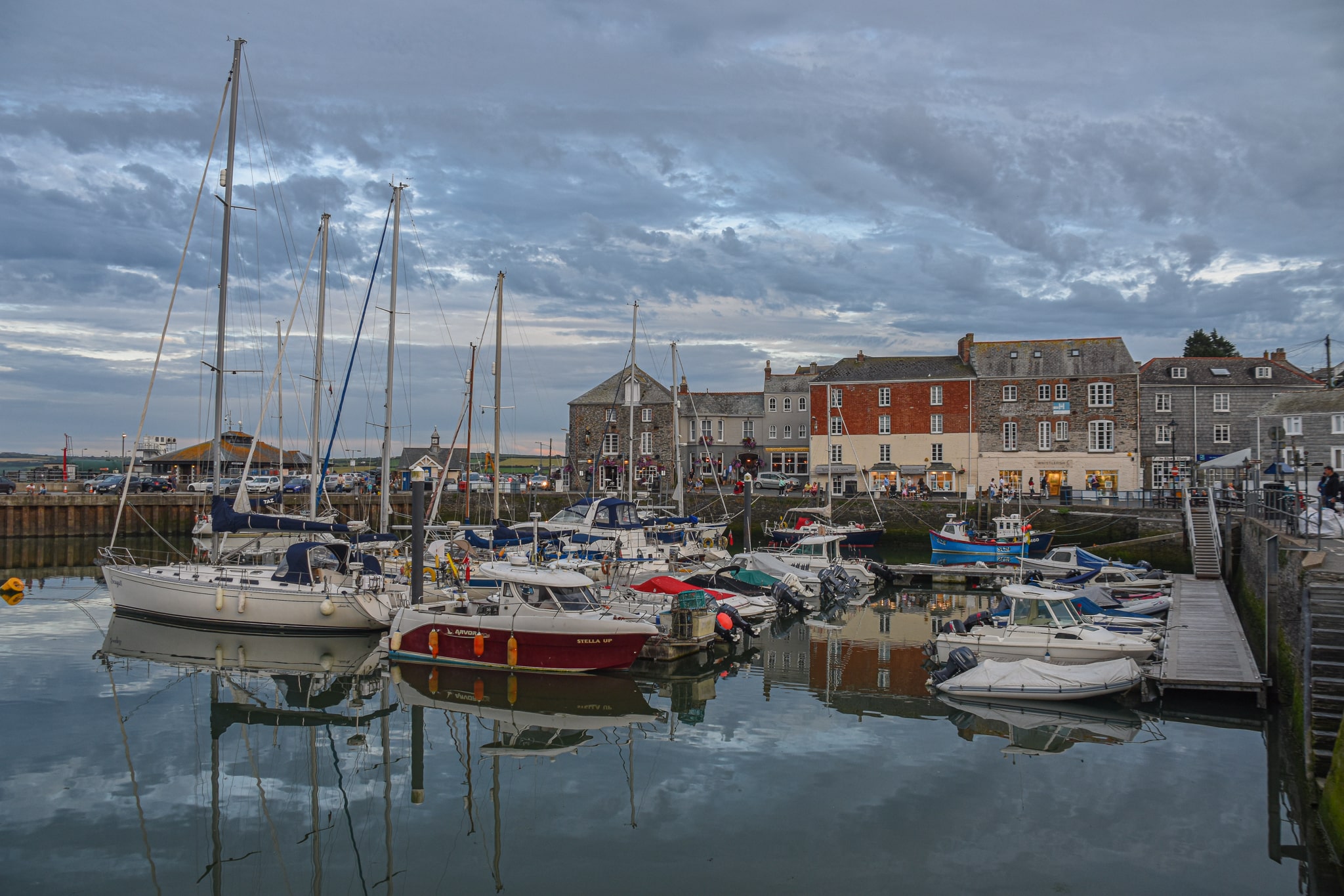 Backpacking the UJ at Padstow Harbour