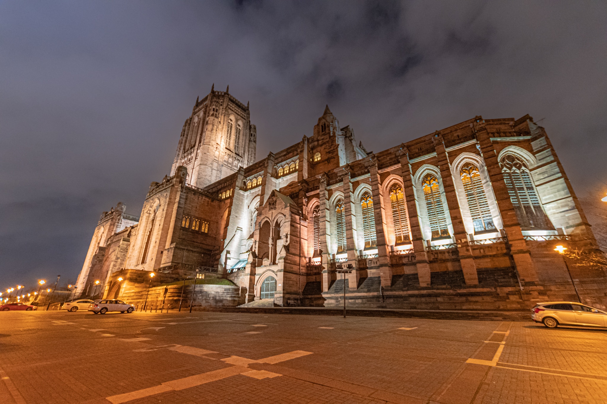 Backpacking the UK at Liverpool Cathedral