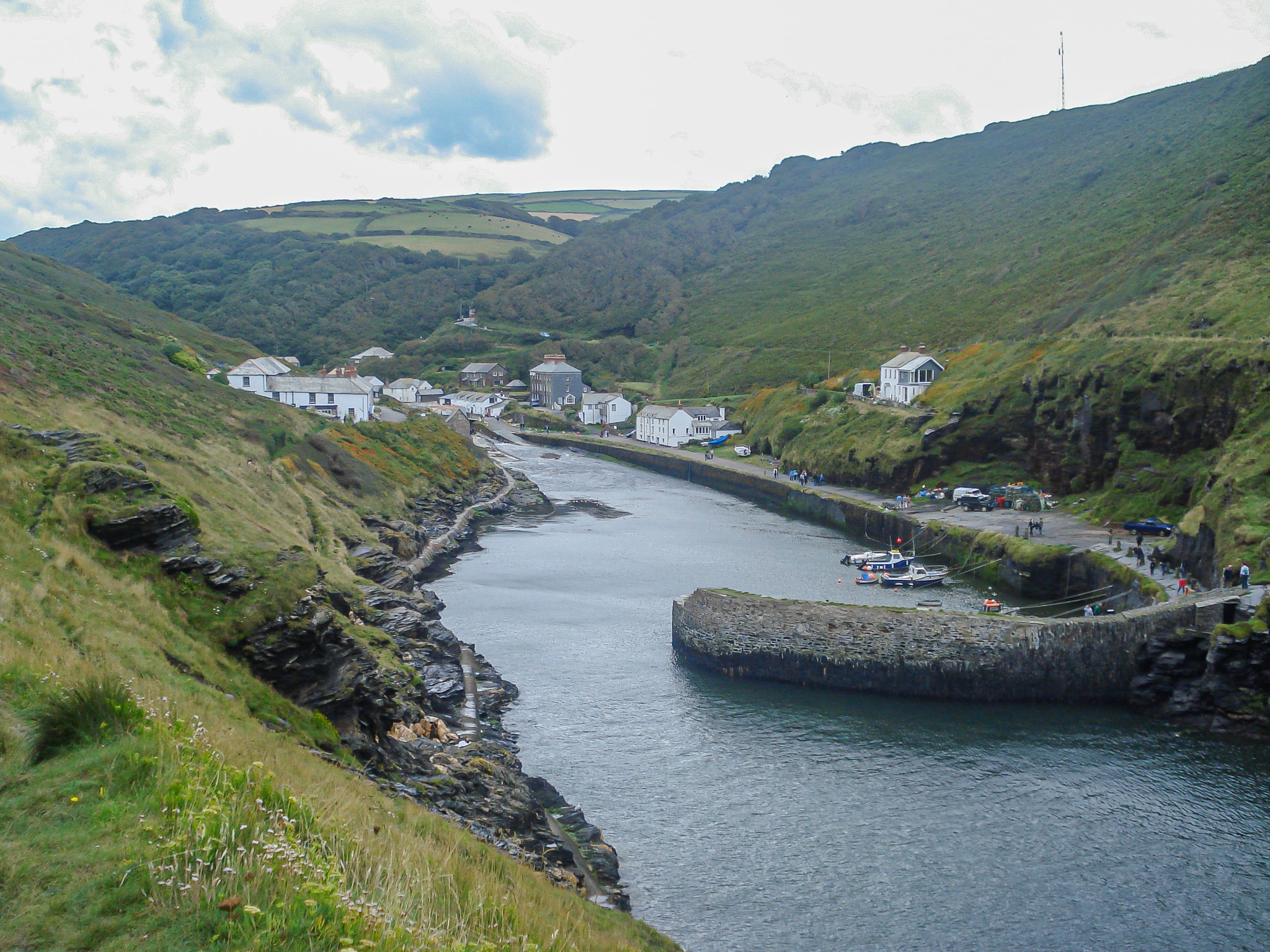 Boscastle whilst backpacking the UK