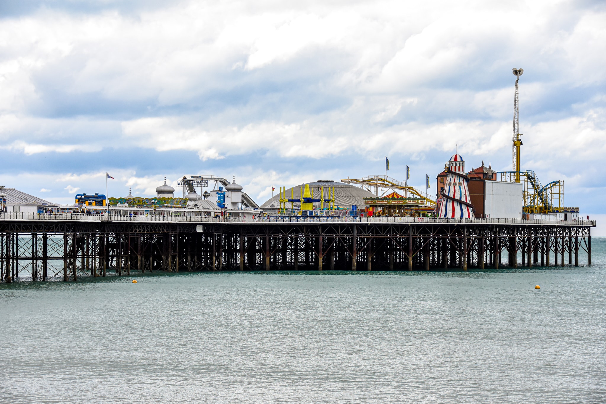 Backpacking the UK at Brighton Pier