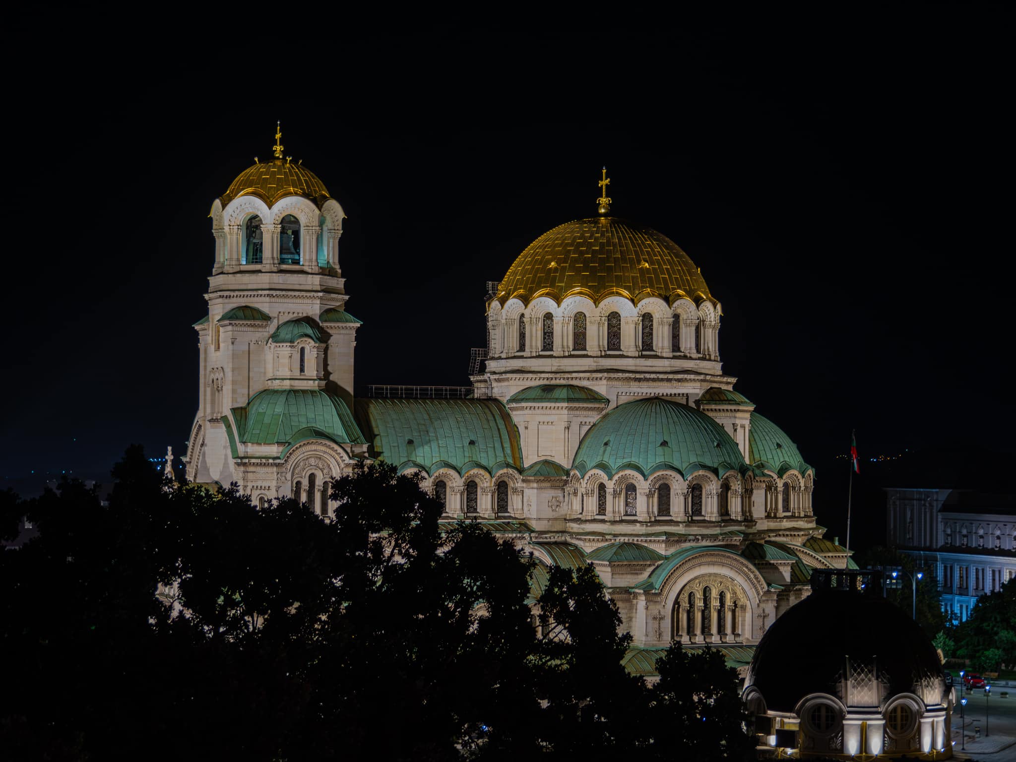 Visit Sofia - Night views of St. Alexander Nevsky Cathedral